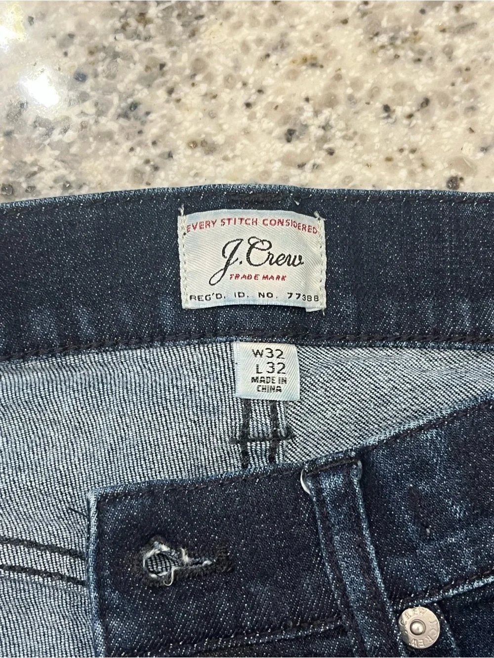 J.Crew 484 Slim Jeans Mens 32x32 Blue Medium Wash 100% Cotton Denim